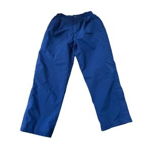 Tourney Gortex Men's Blue Lined Blue Pants Size Medium Rain Fishing Golf Outdoor